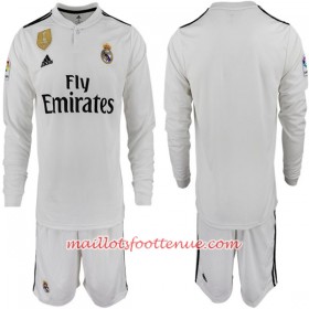 Maillot/Tenue Real Madrid Enfant Domicile 2018/2019 Manche Longue